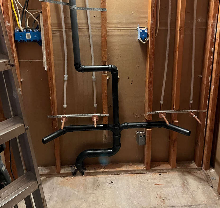 Bathroom RoughIn Plumbing Installation in Poway, CA Projects